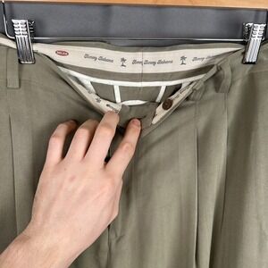 Tommy Bahama Relax Khaki Pleated Front Dress Pants Mens Size 36x30